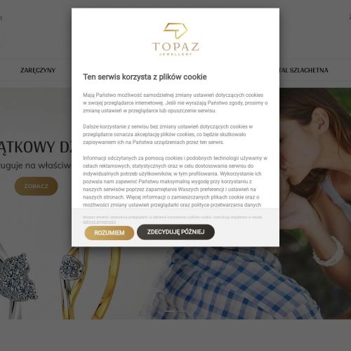 Złote pierścionki z brylantem w Bydgoszczy