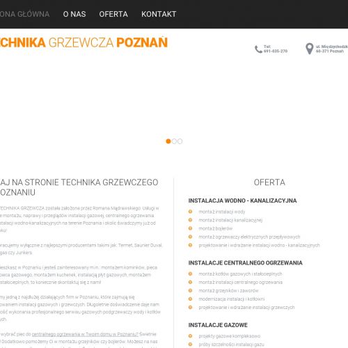 Montaż instalacji centralnego ogrzewania w Poznaniu