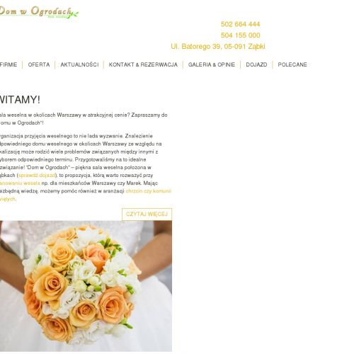 Kobyłka - tanie wesele