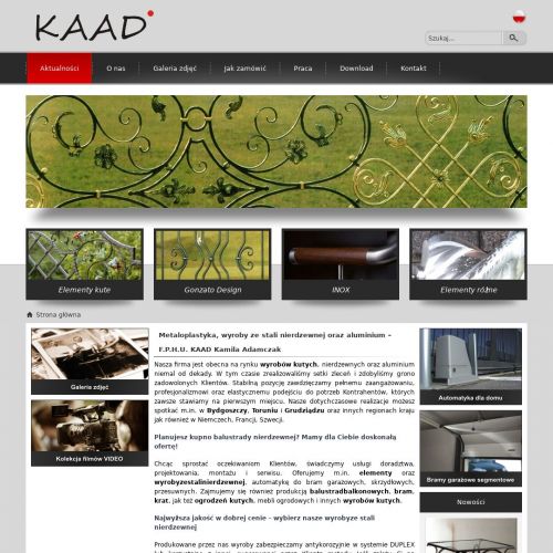 Elementy inox w Bydgoszczy