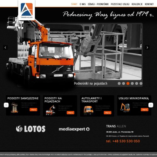 Krosno - podnośnik gąsienicowy pająk ruthmann bluelift