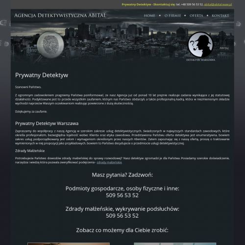 Usługa detektywistyczna warszawa wola w Warszawie