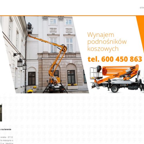 Podnośnik koszowy 21 m