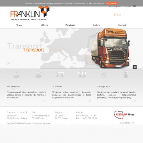 Zielona Góra - transport paletowy krajowy