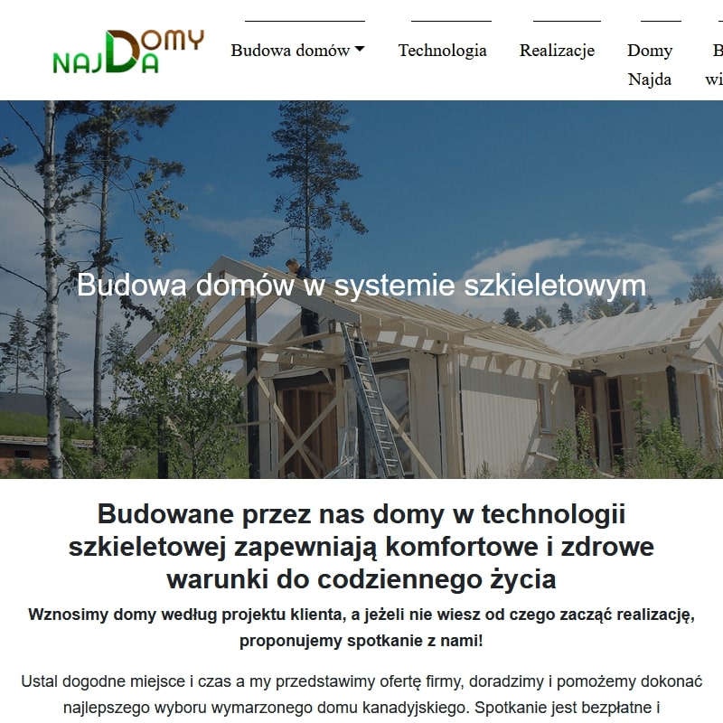 Kanadyjska technologia szkieletowa budowy domu