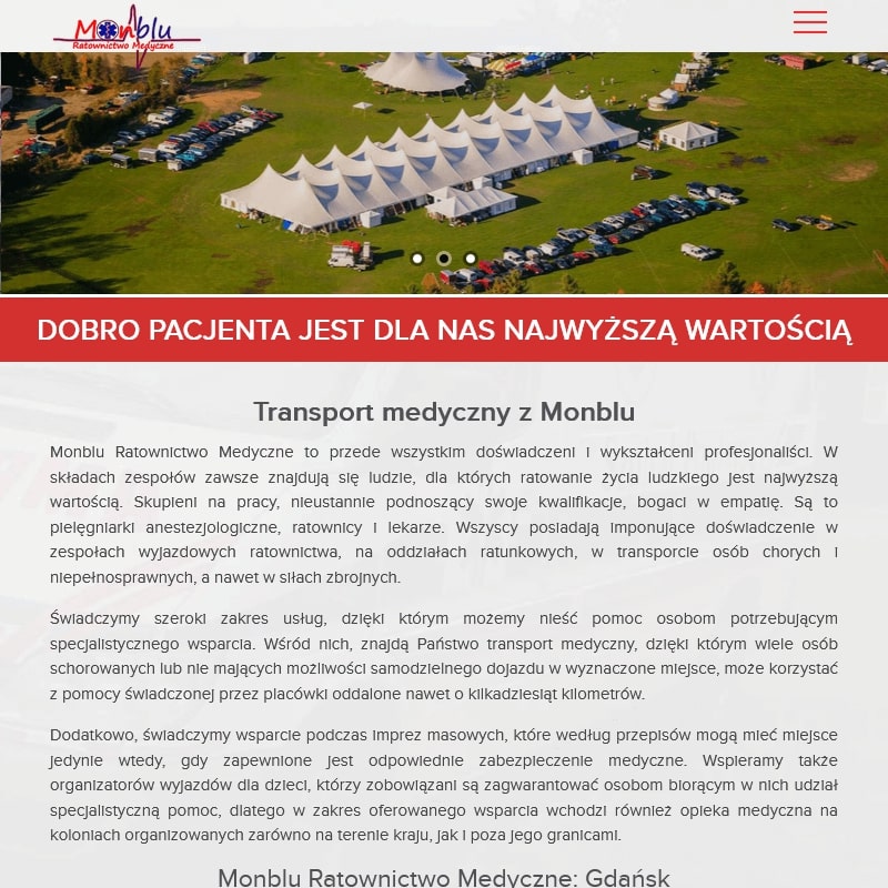 Gdańsk - transport medyczny na chemioterapię