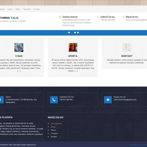 Hurtownia odzieży używanej małopolska w Brzesku