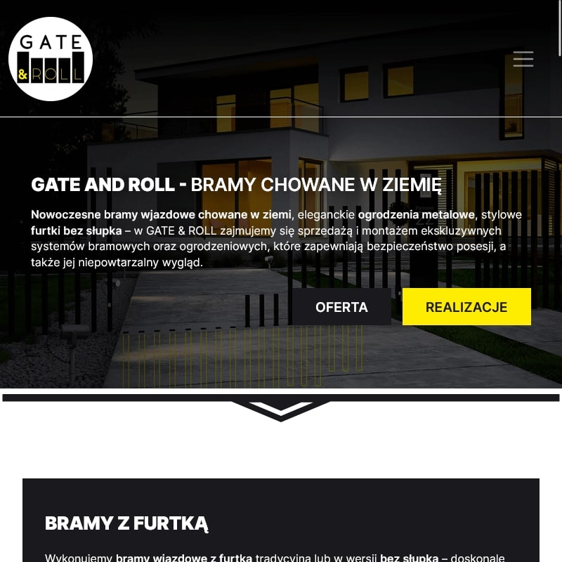 Elektryczna brama wjazdowa