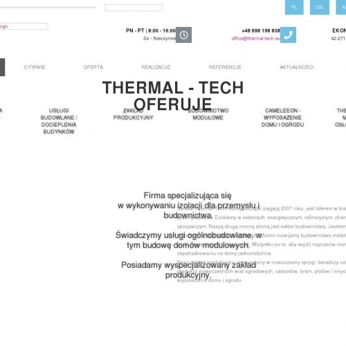 Izolacja termiczna do rur