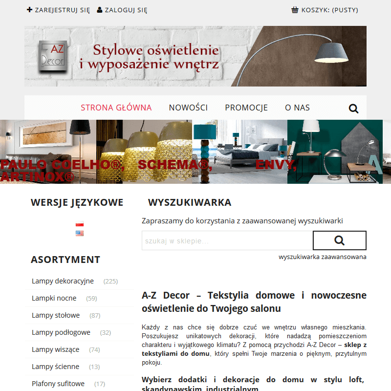 Dekoracje do domu loft