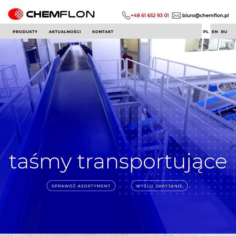 Taśmy transportujące w Katowicach