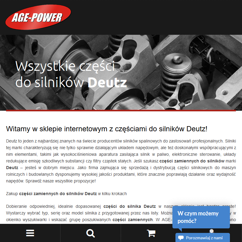 Warszawa - czesci zamienne do silnika deutz