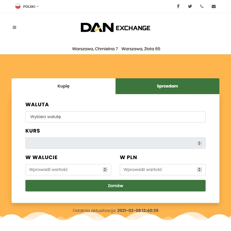 Najlepszy kantor w Warszawie