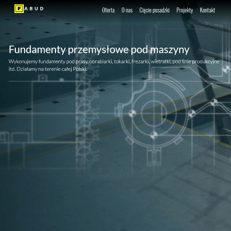 Fundamenty pod maszyny w Wrocławiu