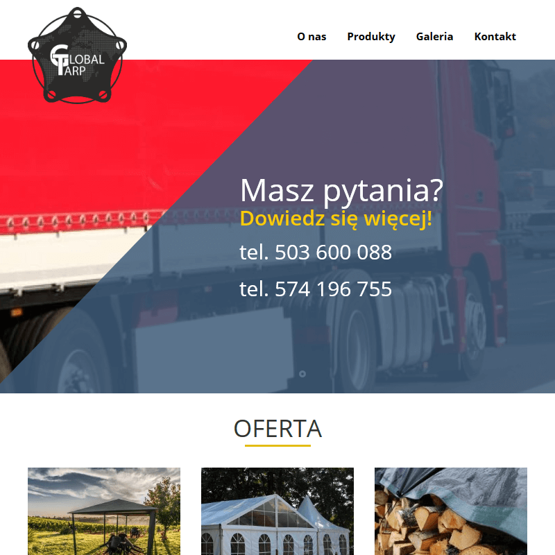 Gdynia - plandeki zbrojone