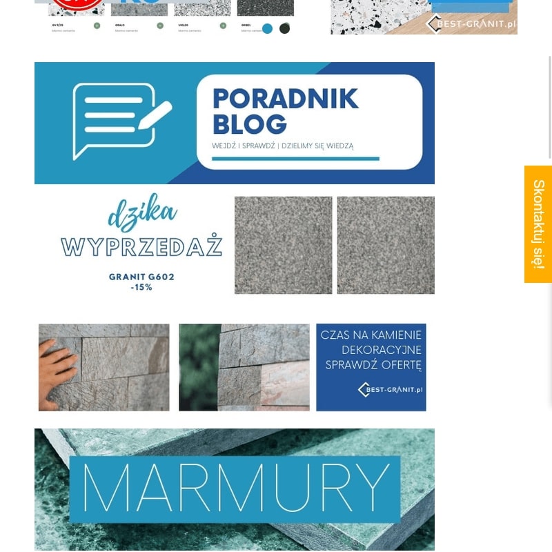 Poznań - płyty kamienne na taras
