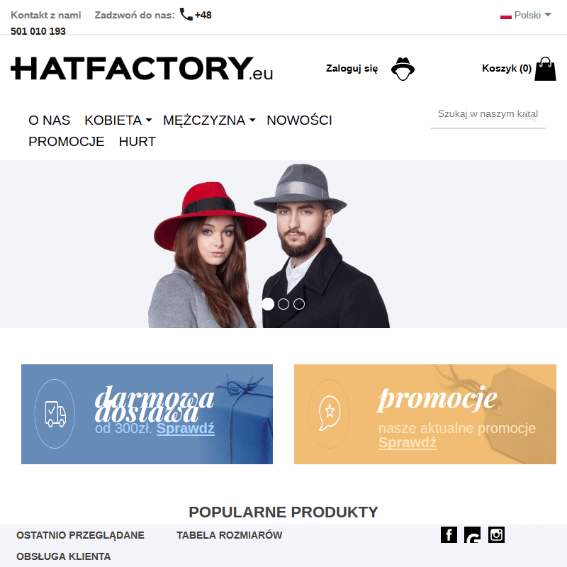 Czapki warszawa sklep