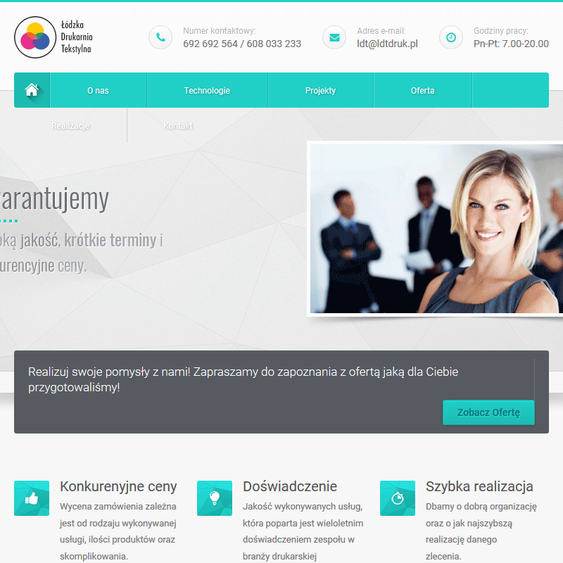 Łódź - druk na tkaninach