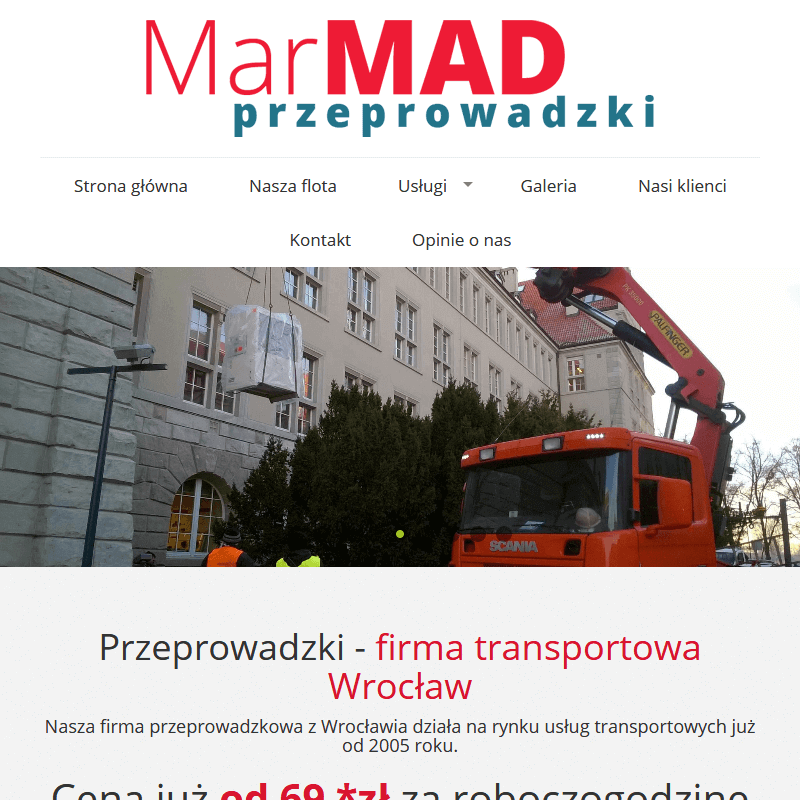 Transport przeprowadzki w Wrocławiu
