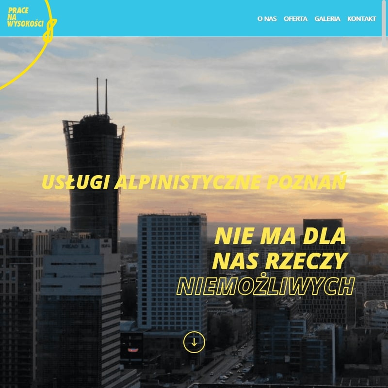 Prace na wysokościach w Poznaniu