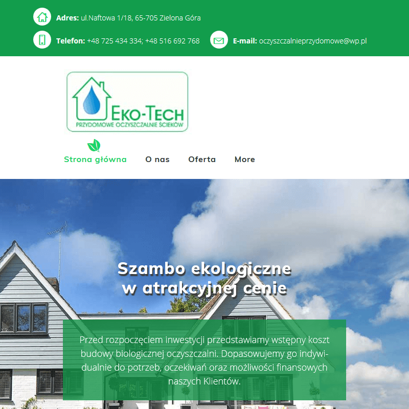 Koszt oczyszczalni biologicznej