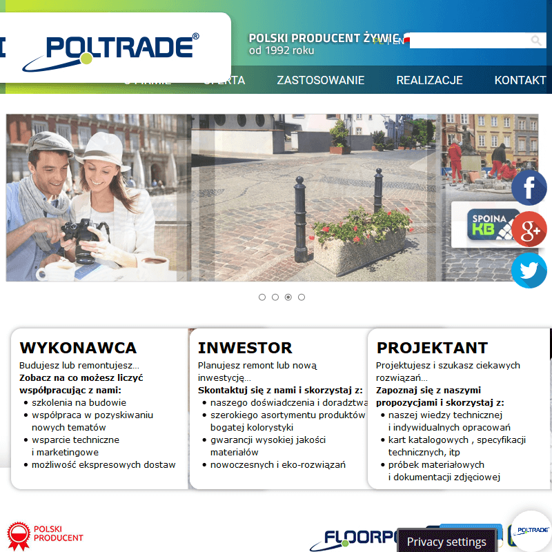 Powłoka z barwnej żywicy - łódź