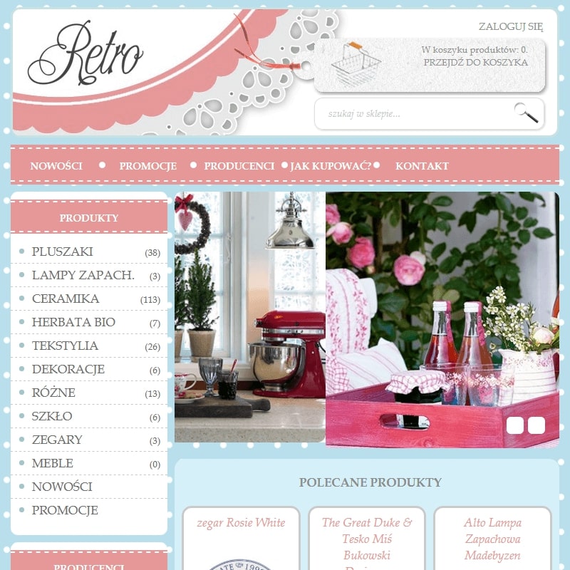 Pojemniki retro do kuchni Poznań