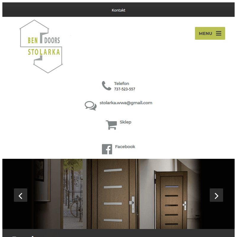 Nowoczesne drzwi do domu - Warszawa