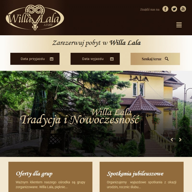 Noclegi dla grup Szczawnica